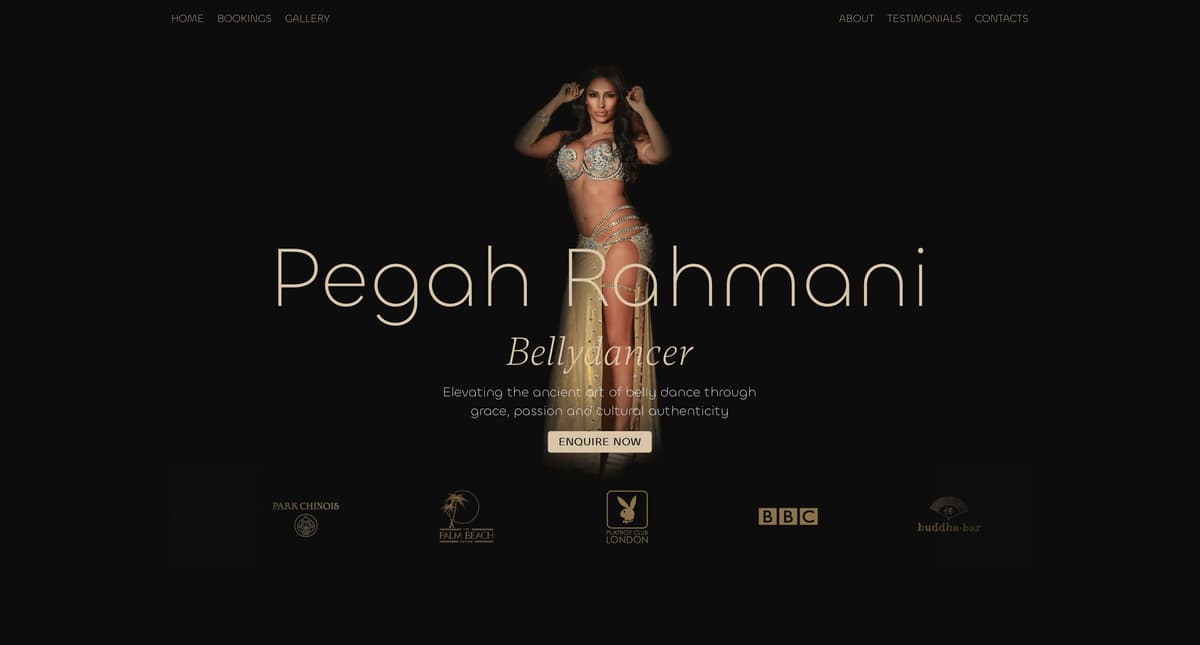 Pegah Rahmani - Website Preview